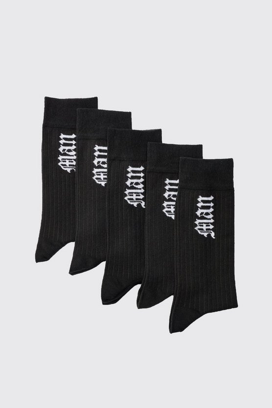 5er-Pack Gothic Man Sport-Socken