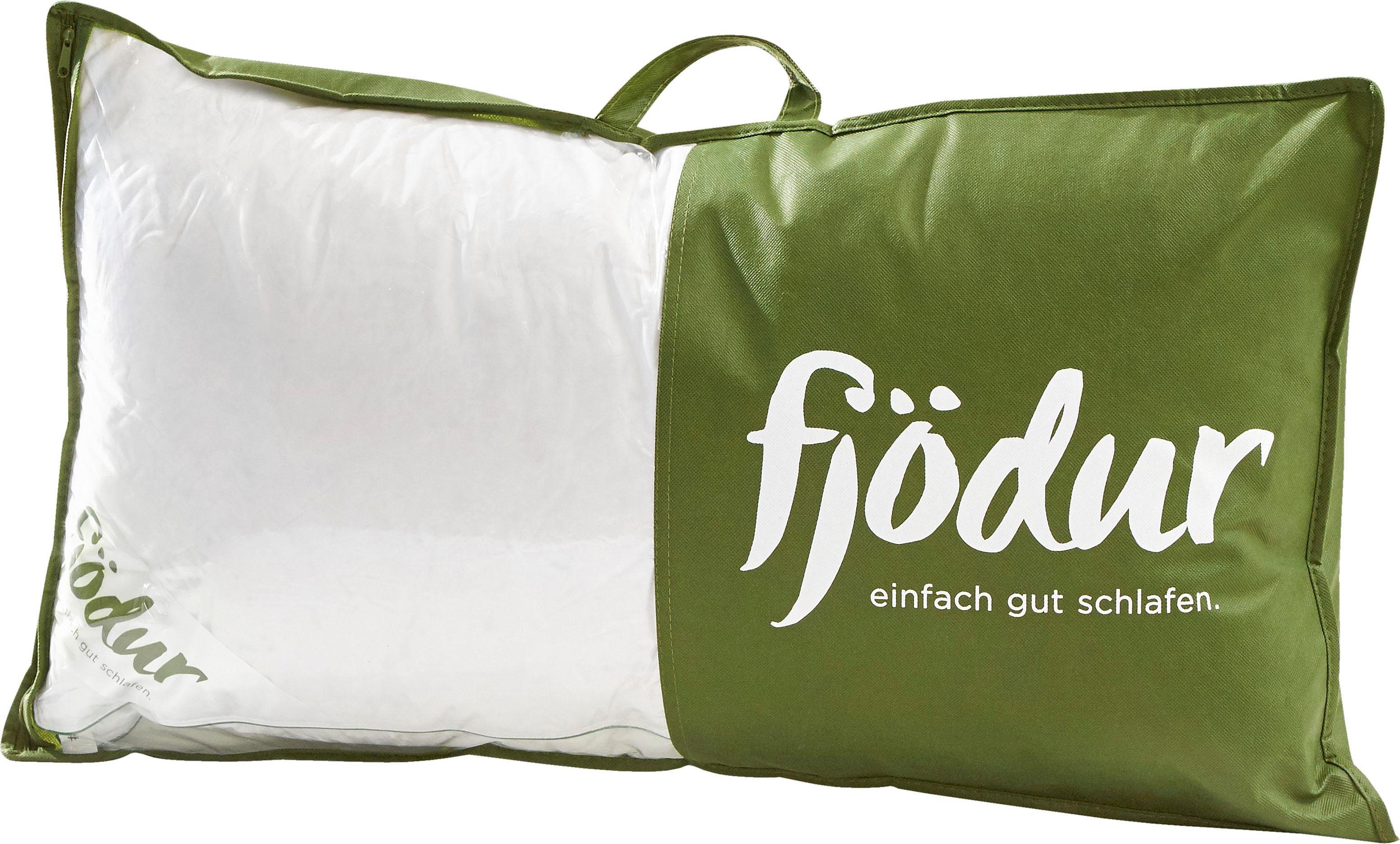 Federkissen Fabian, fjödur, Füllung: 85% Federn, 15% Daunen, Stützfunktion im Nackenbereich, Kissen in 40x80 oder 80x80 cm