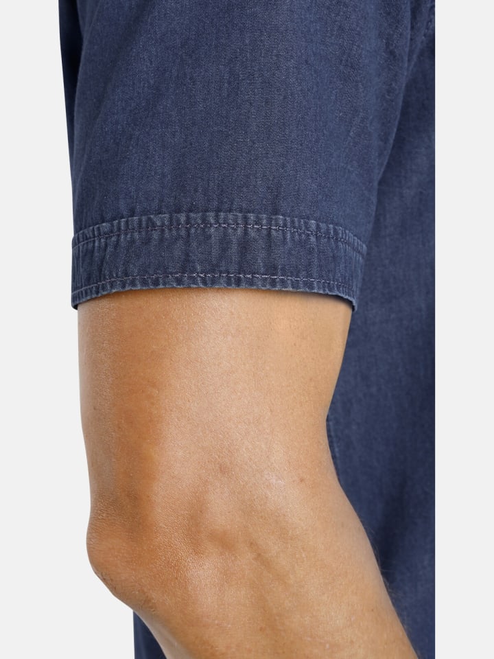 Jan Vanderstorm Jeanshemd JOAR in blau günstig kaufen