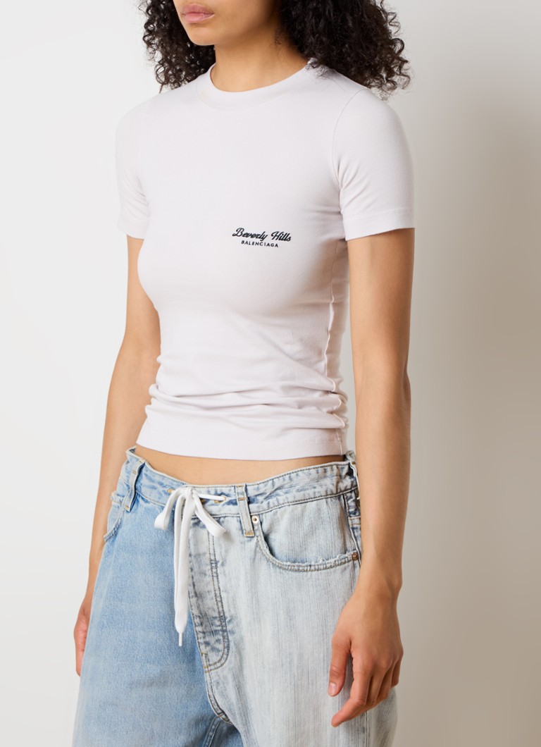 T-shirt Balenciaga con logo stampato