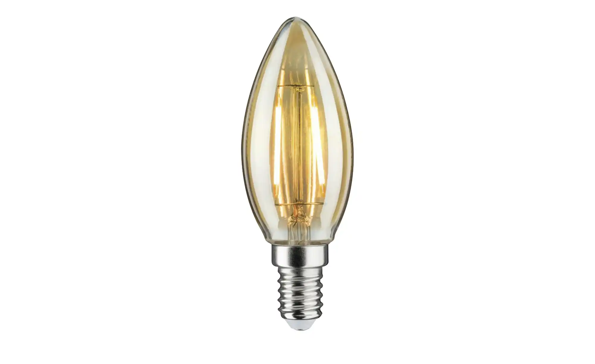 LED Vintage Kerze E14/2W gold