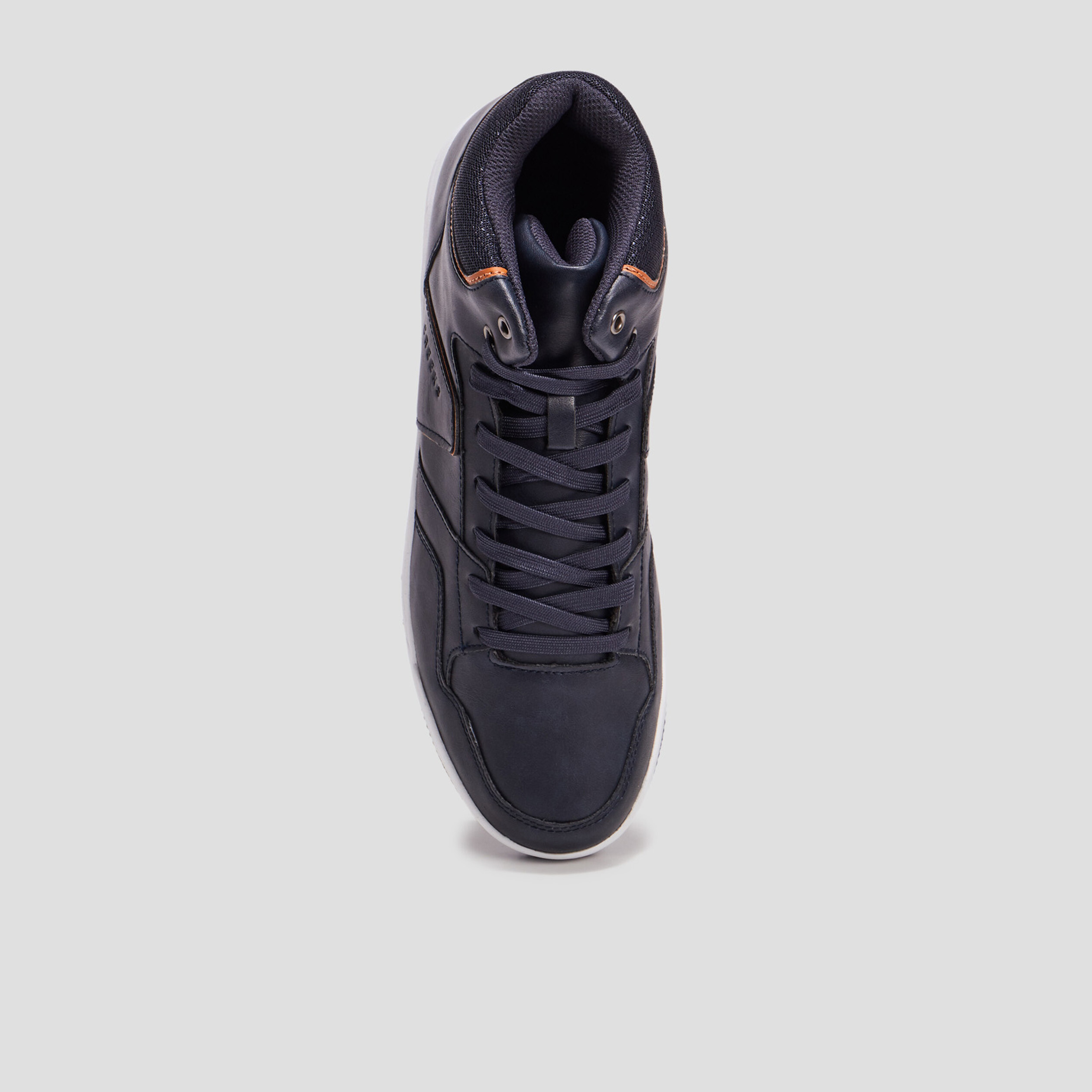Baskets montantes Creeks bleu marine homme | La Halle