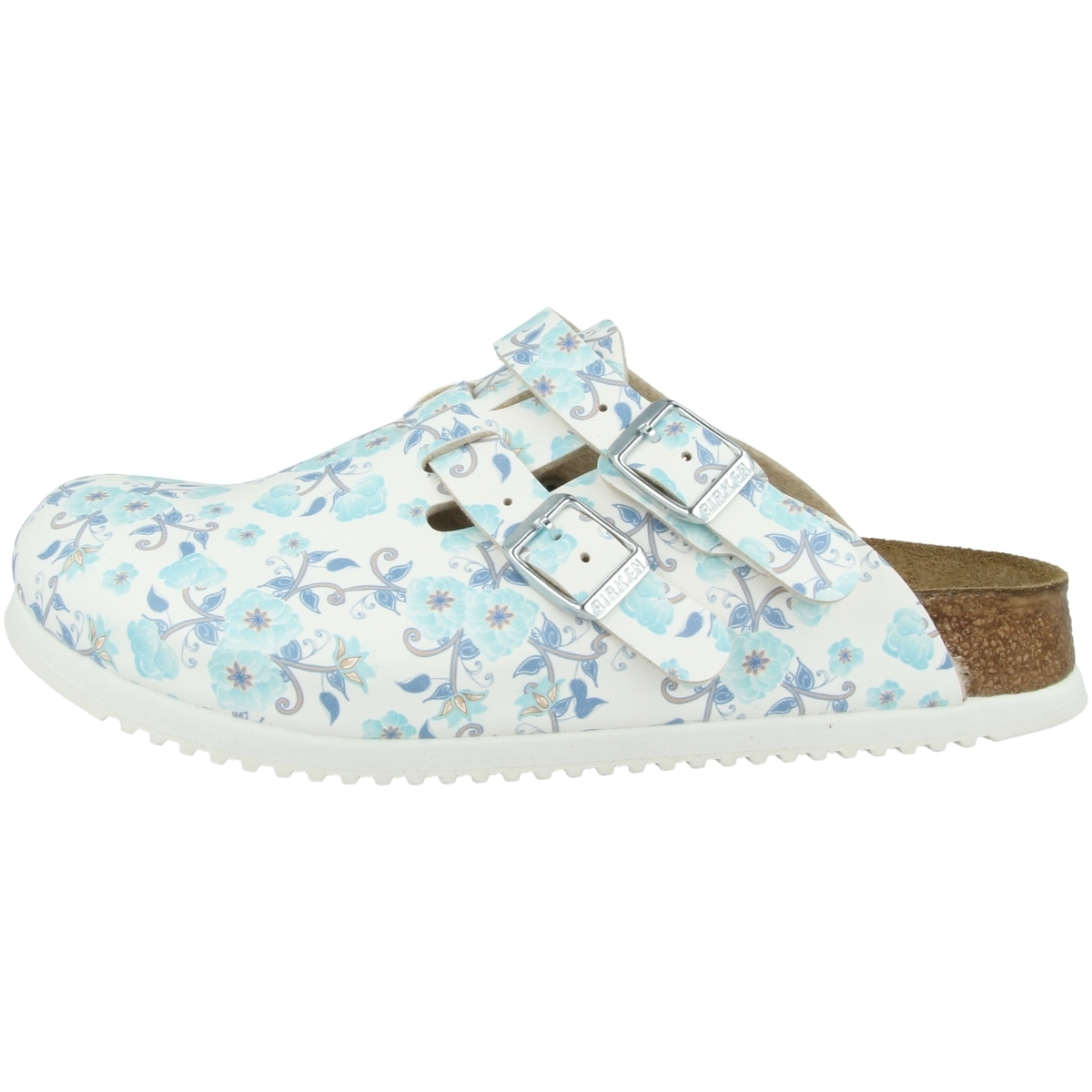 Birkenstock Kay SL Birko-Flor schmal Clogs weiss