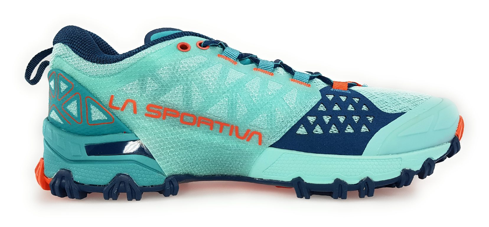 La Sportiva Bushido II W'S 36T63822 Grün Lagoon/ Cherry Tomato
