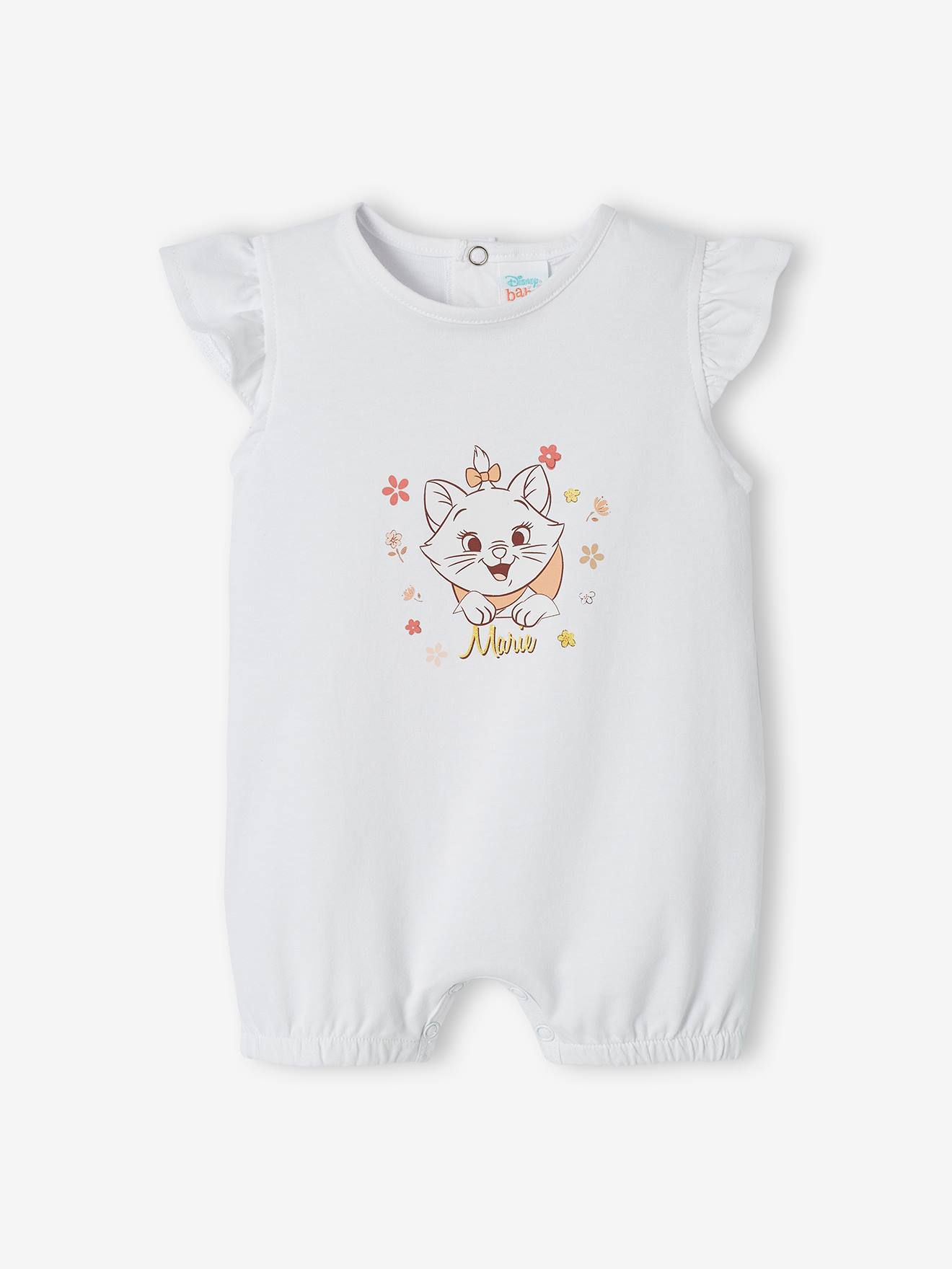 Disney 2er-Pack Baby Kurzoveralls Disney ARISTOCATS MARIE - pfirsich