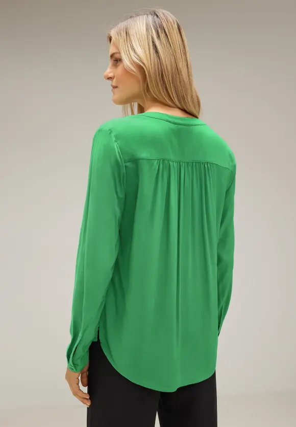 Street One Bluse mit kurzer Knopfleiste