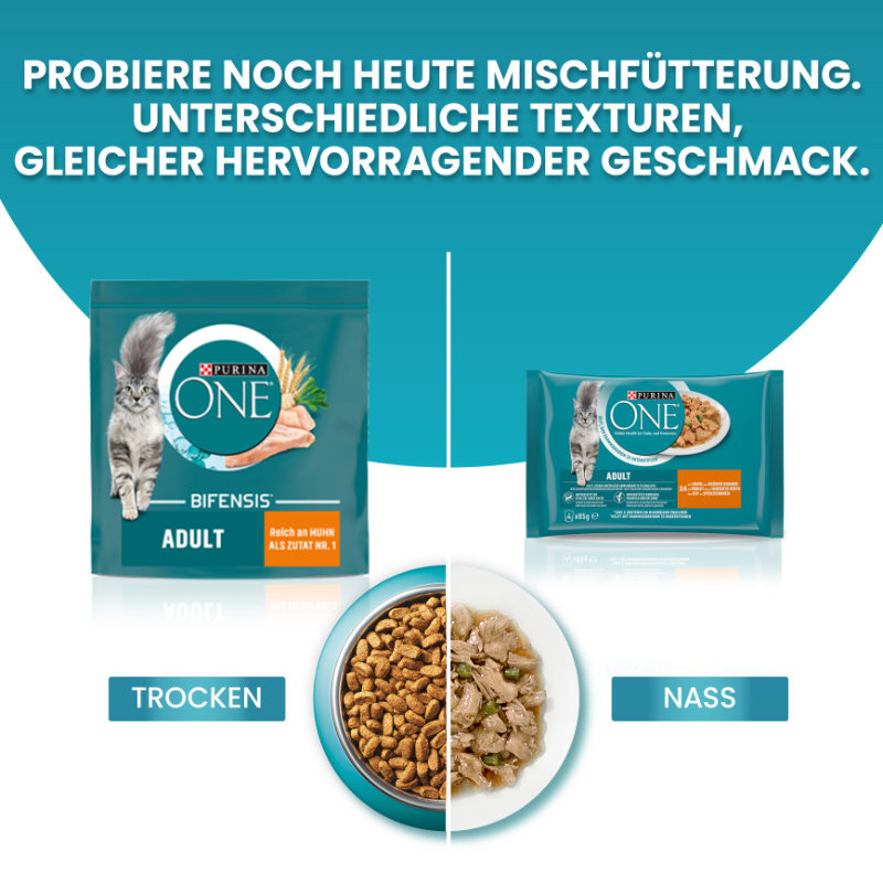 Purina ONE Trockenfutter Purina ONE Bifensis Adult Huhn & Vollkorngetreide 1,4 kg