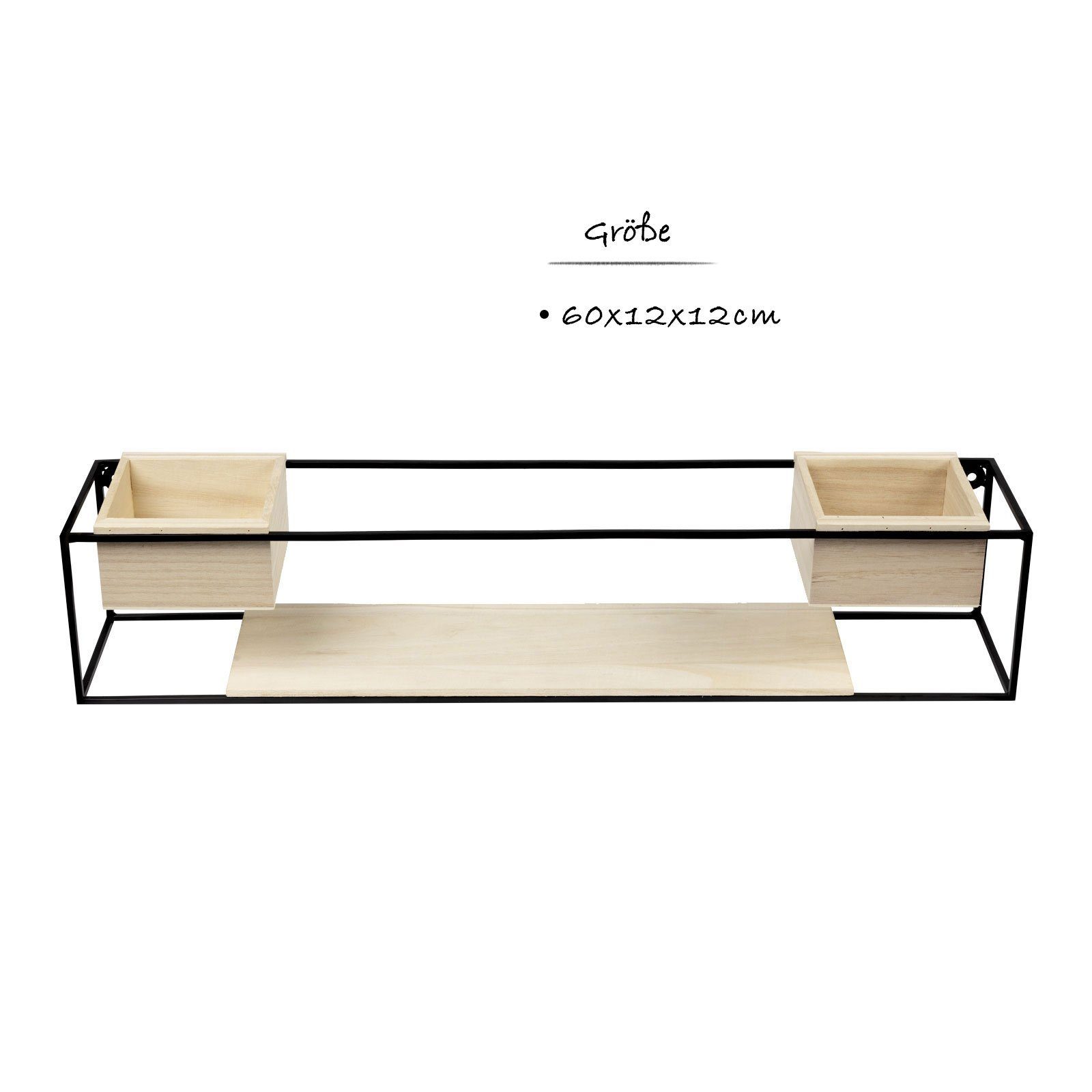 Floordirekt Wandregal Trofast, Wohndekoration, 60 x 12 x 12 cm, Wohnregal