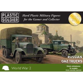 15mm Russian GAZ Trucks