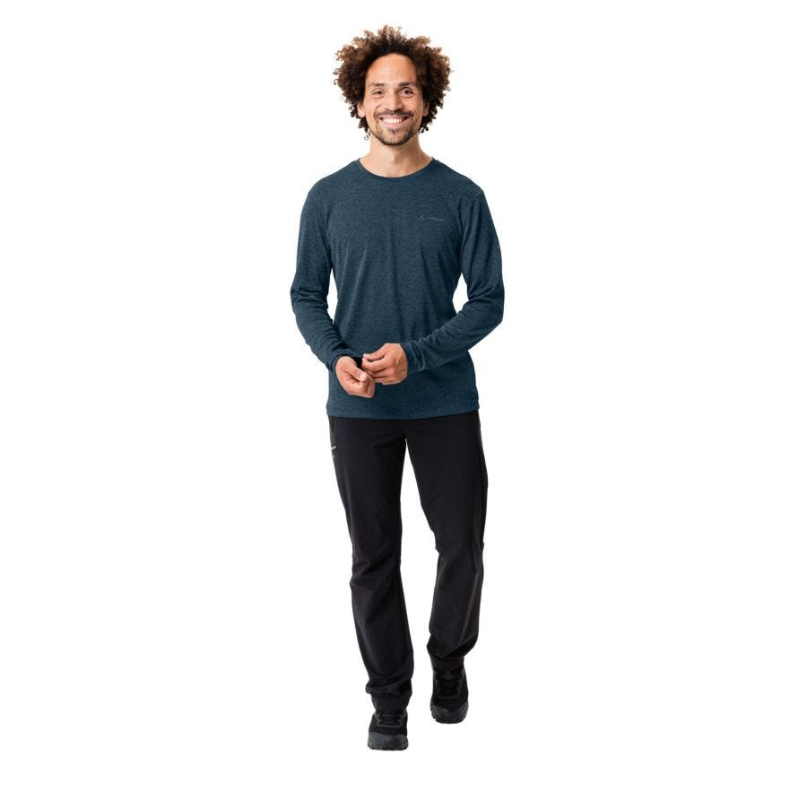 Essential Langarm T-Shirt Herren