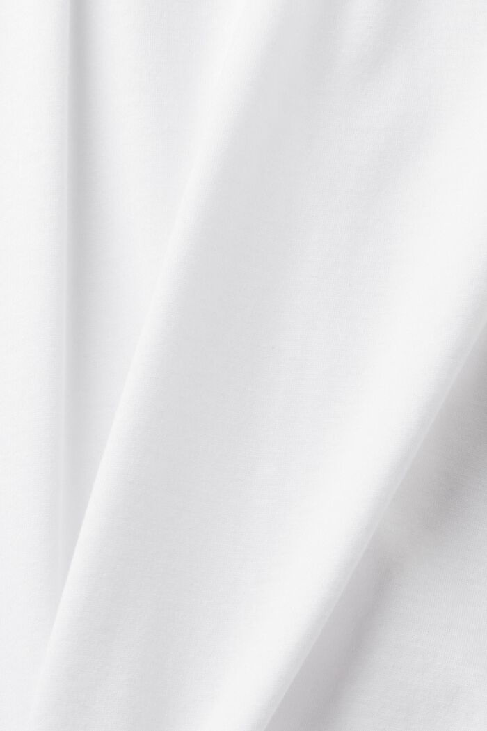T-Shirt mit Print auf Brusthöhe