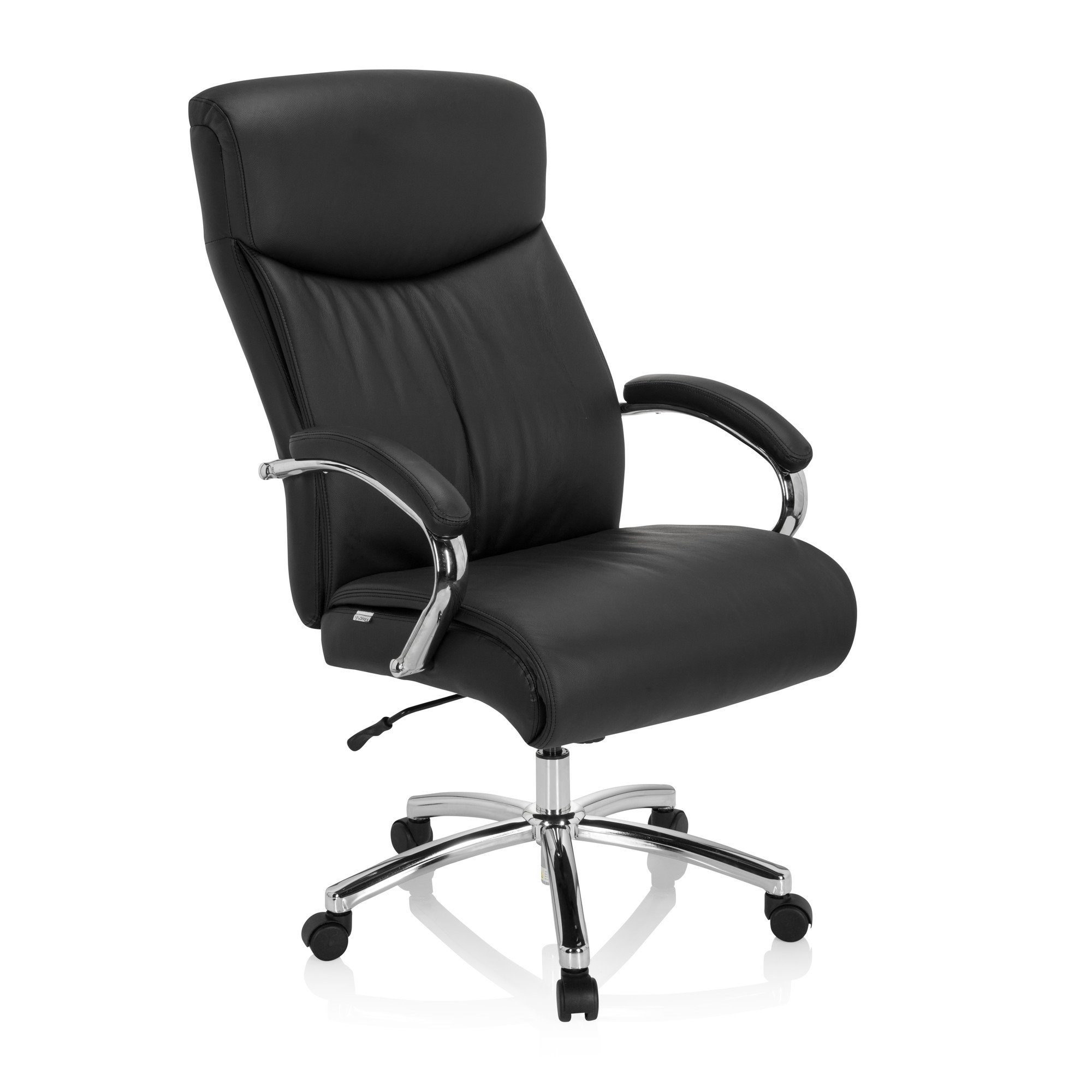 hjh OFFICE Drehstuhl XXL Drehstuhl XXL CONSTRUCTOR V Leder (1 St), Chefsessel Bürostuhl ergonomisch