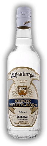 Lütjenburger Reiner Weizenkorn 32% Lütjenburger Reiner Weizenkorn 32% D.H. Boll Spirituosen - Traditionshaus seit 1824. 0,7	 Liter - Vol 32%