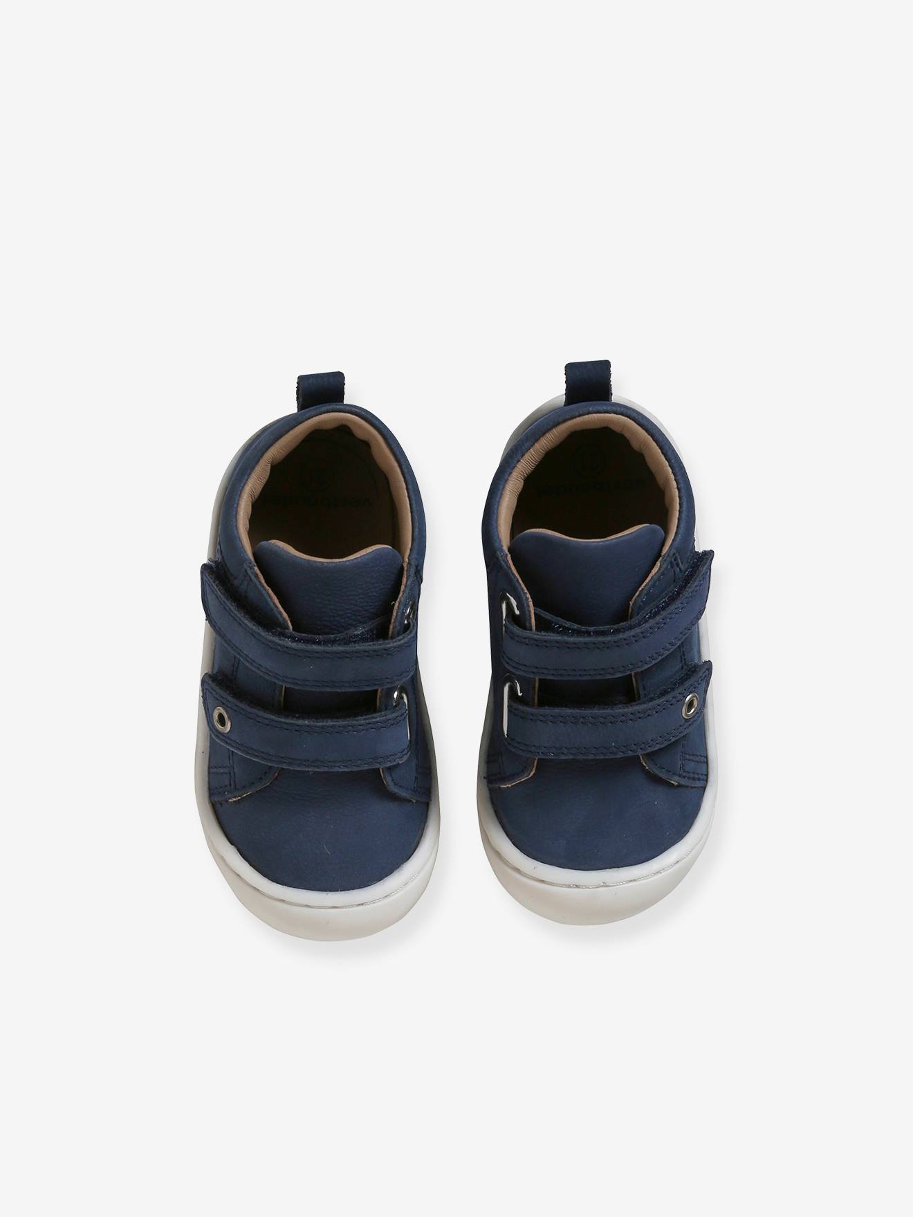 Vertbaudet Baby Lauflern-Boots mit Klett - blau