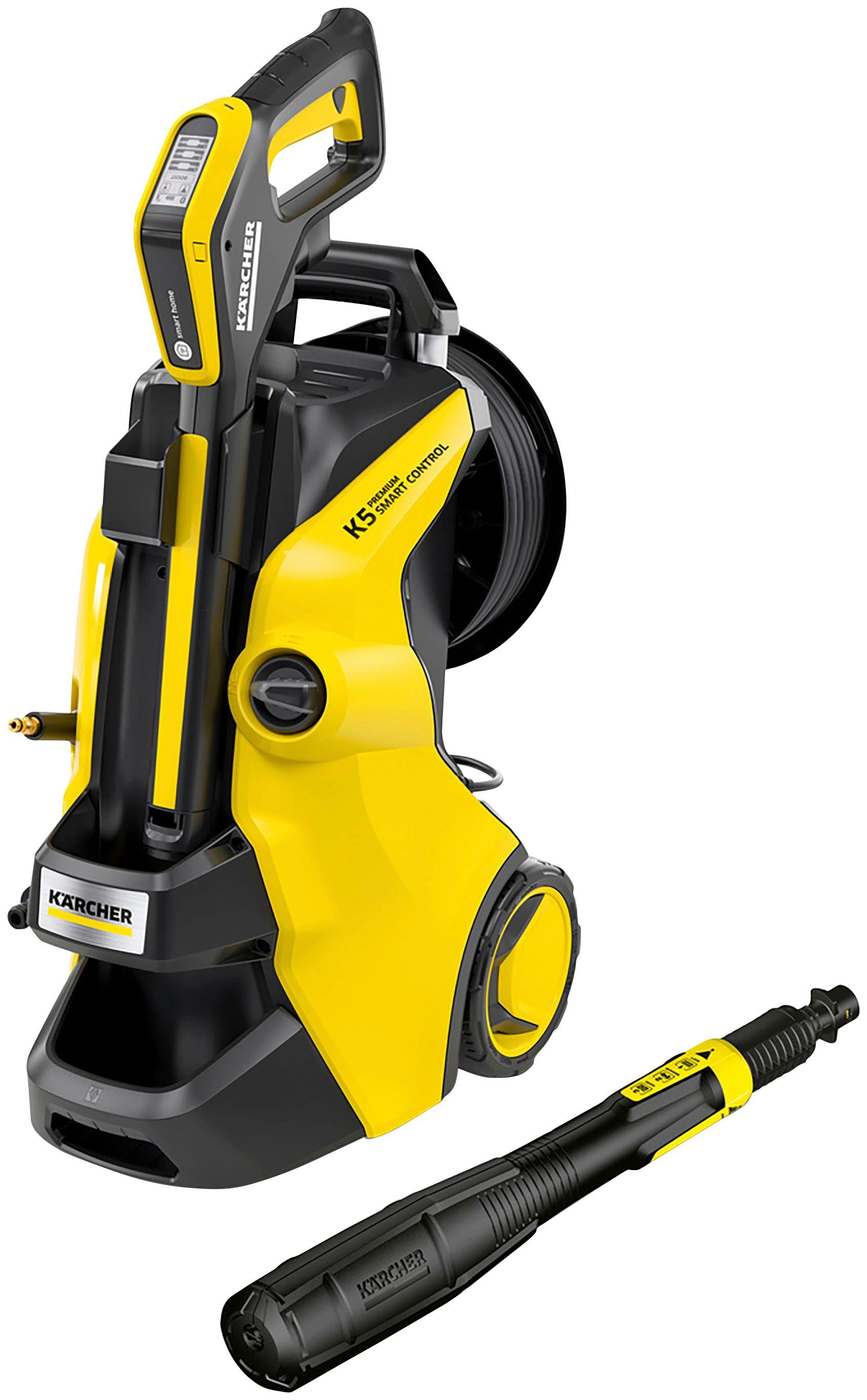 KÄRCHER Hochdruckreiniger K 5 Premium Smart Control, Druck max: 145 bar, Fördermenge max: 500 l/h, Home & Garden App, Smart Control-Pistole