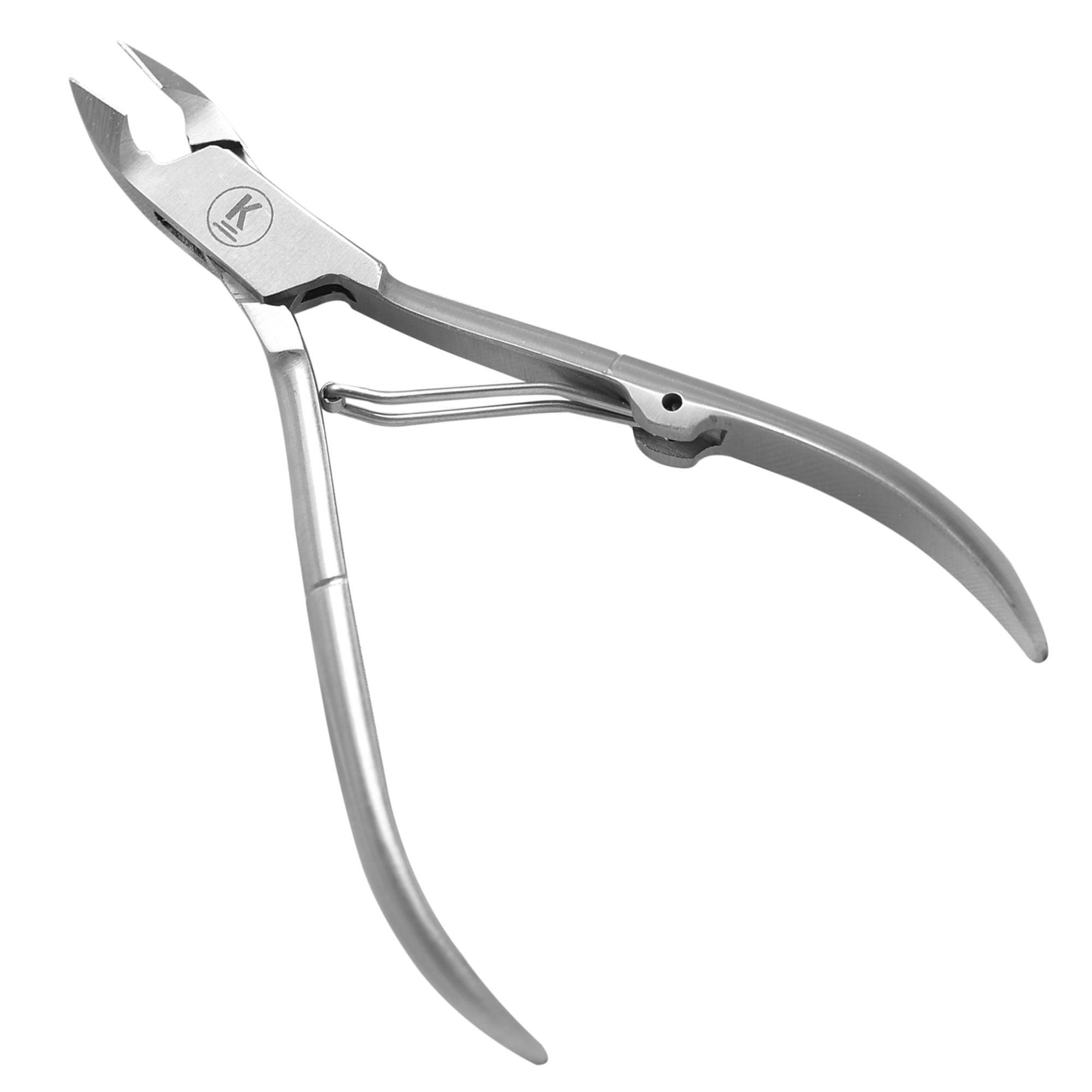 K-Pro Nagelhautzange Scharf - Profi Hautzange, Kutikula Zange Nagelhautentferner - Satin