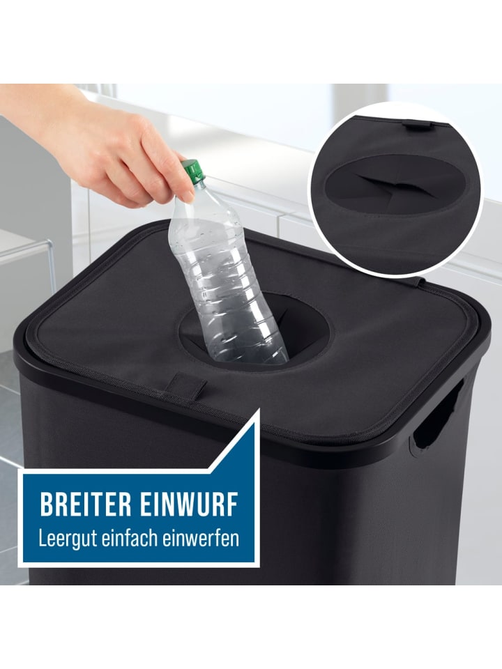 EASYmaxx EASYmaxx Pfandflaschen-Sammelbehälter, 100 l - 2 Tragetaschen & Klettverschluss günstig kaufen onesize