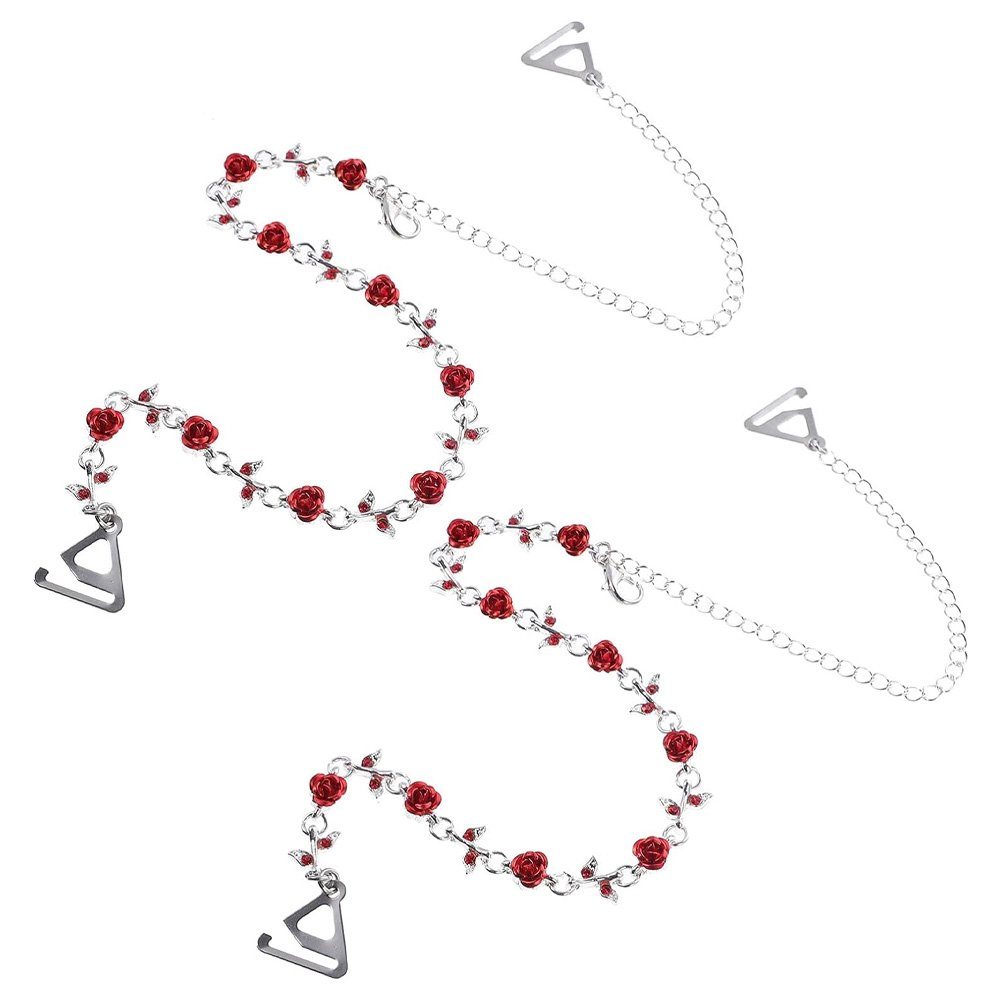 Tian Dee BH-Träger 1 Paar Strass Blume BH- Träger Unterwäsche BH Gürtel Nicht- Slip
