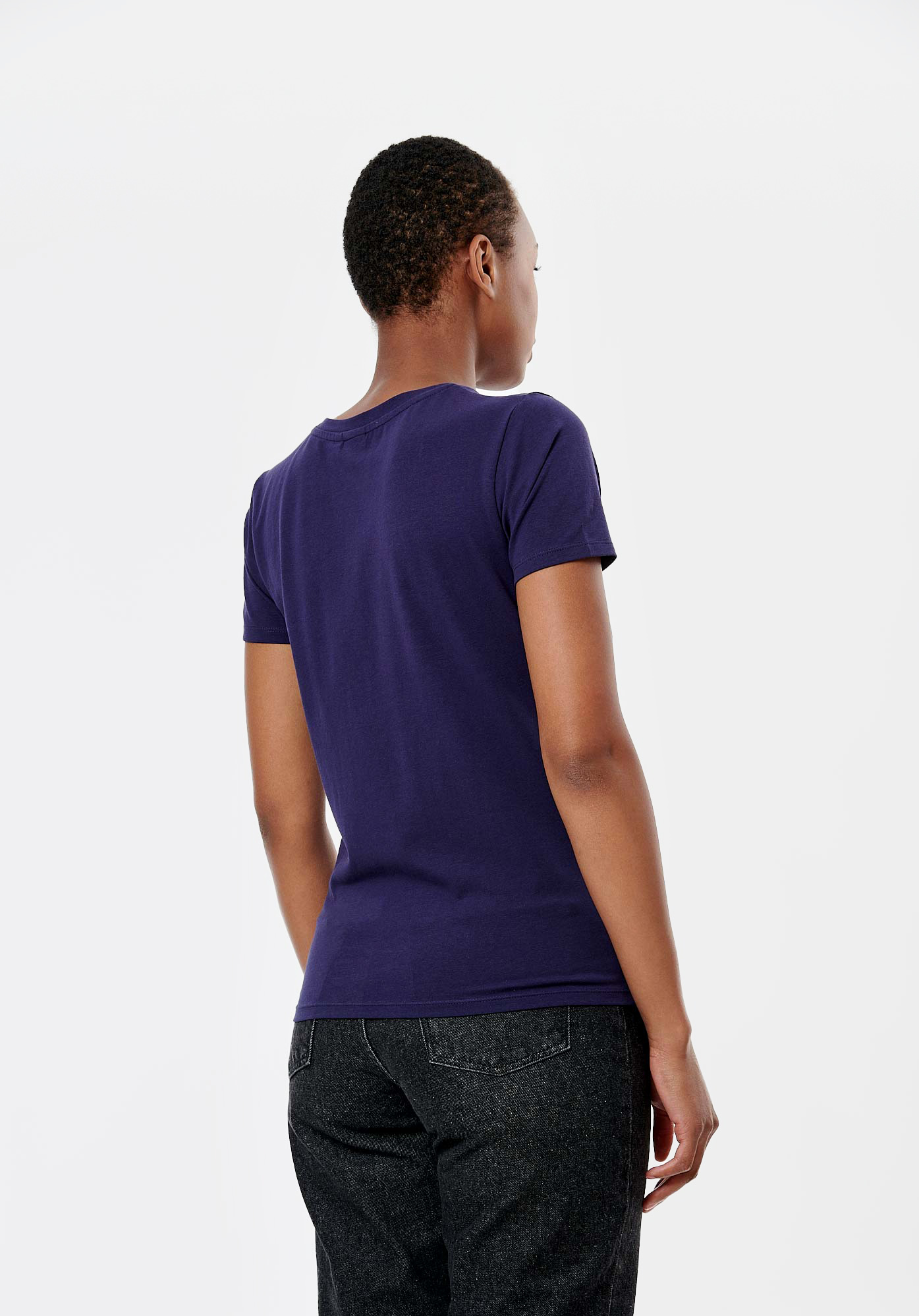 LOVET  T-shirt bleu Femme
