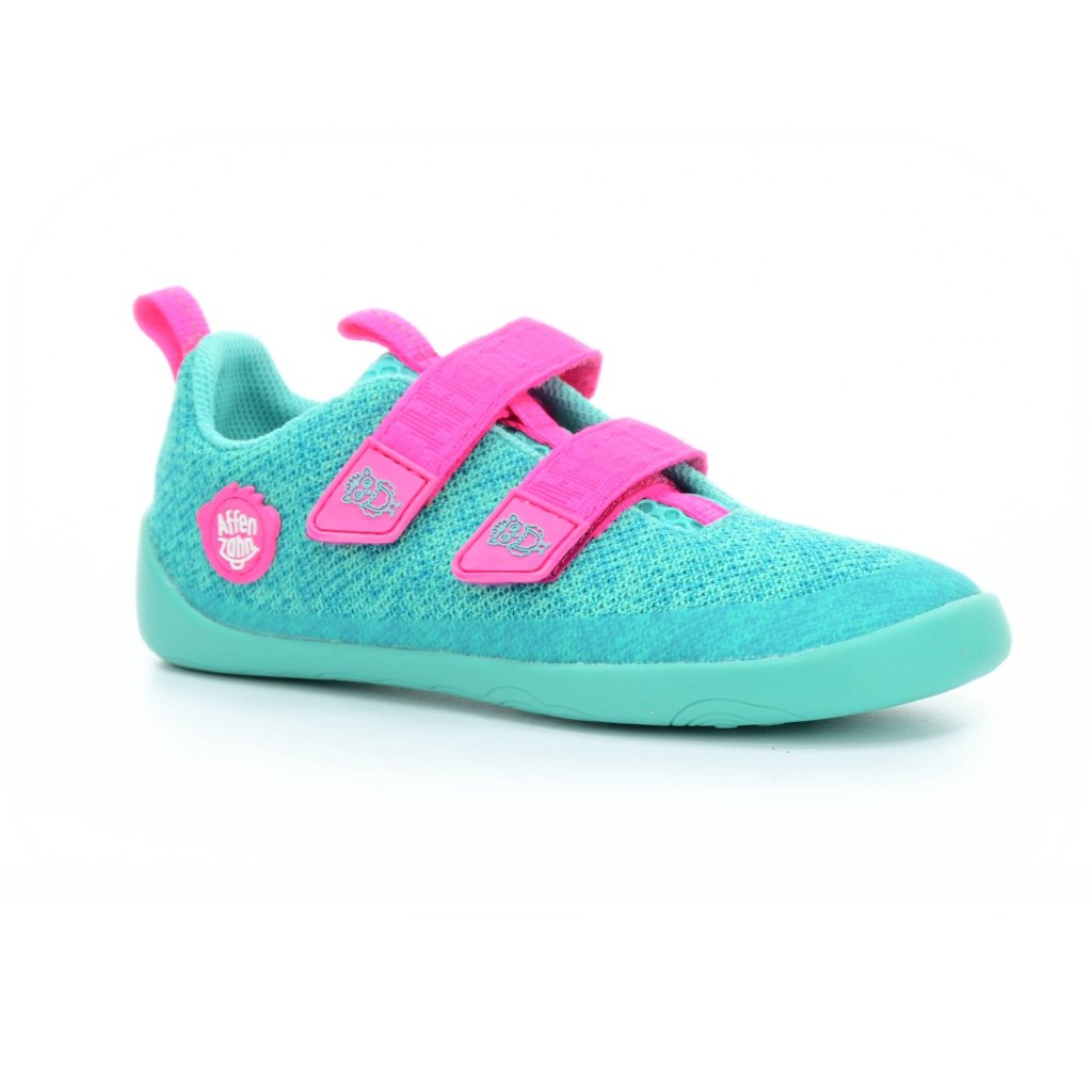Affenzahn Barfußschuh Knit Happy Eule Klett