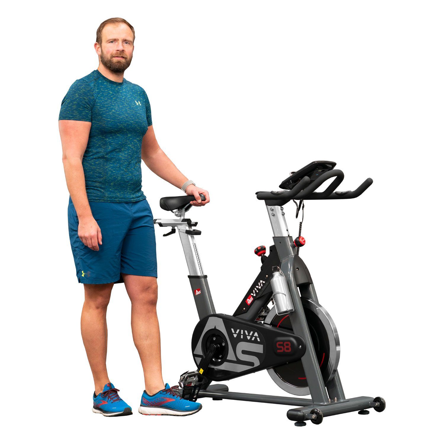 AsVIVA Speedbike Indoor Cycle & Speedbike AsVIVA S8 Pro APP-Bluetooth