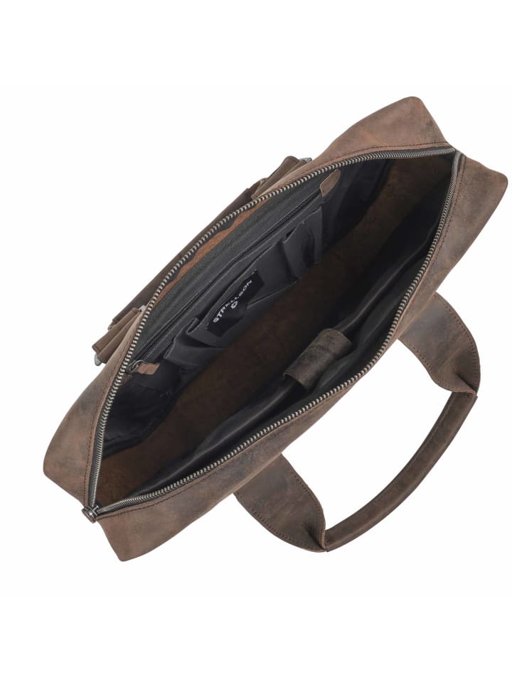 Strellson Aktentasche 'West Ham  in Dunkelbraun 40 x 29 x 10 cm' günstig kaufen onesize