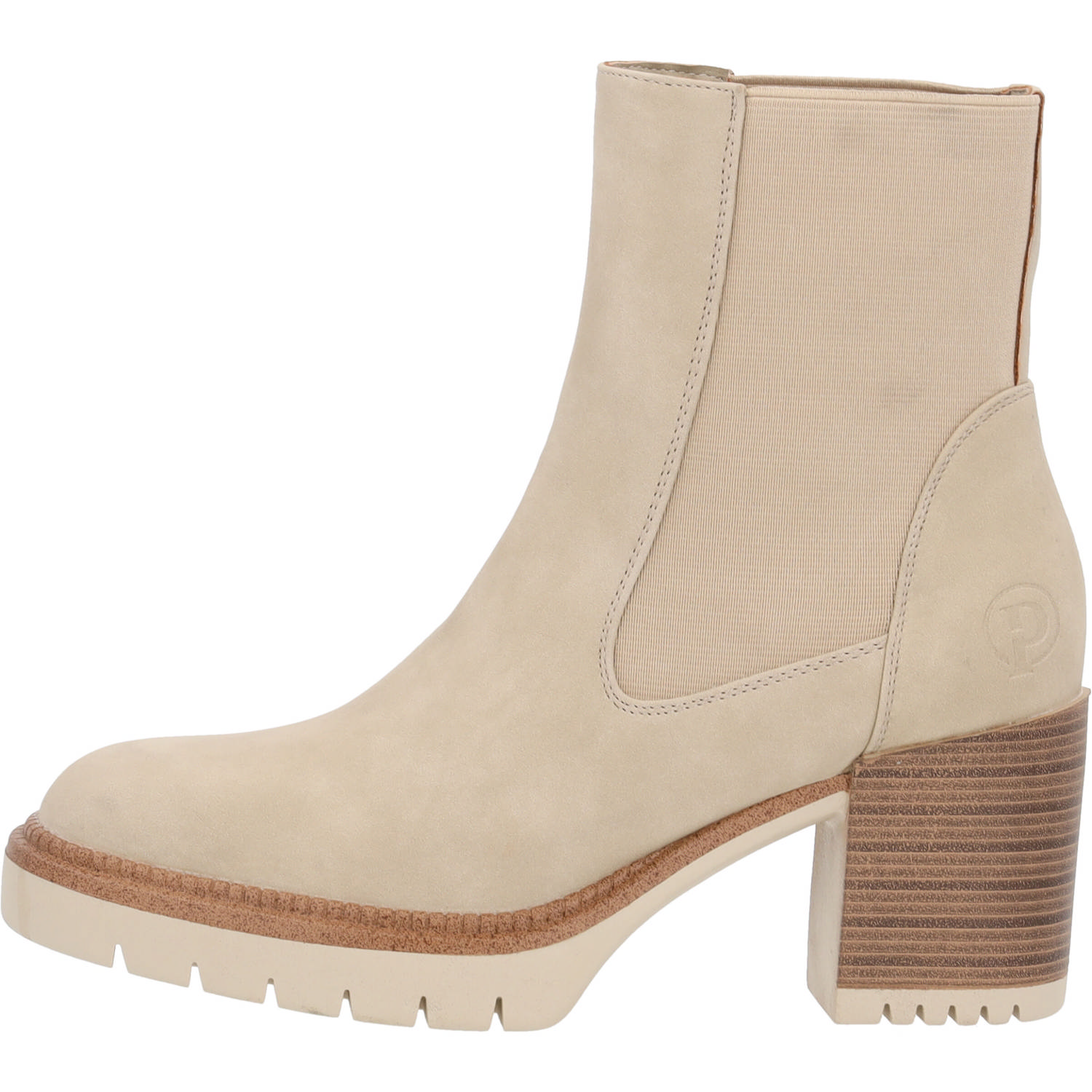 Palado Chergui, Chelsea Boots, Damen, Beige