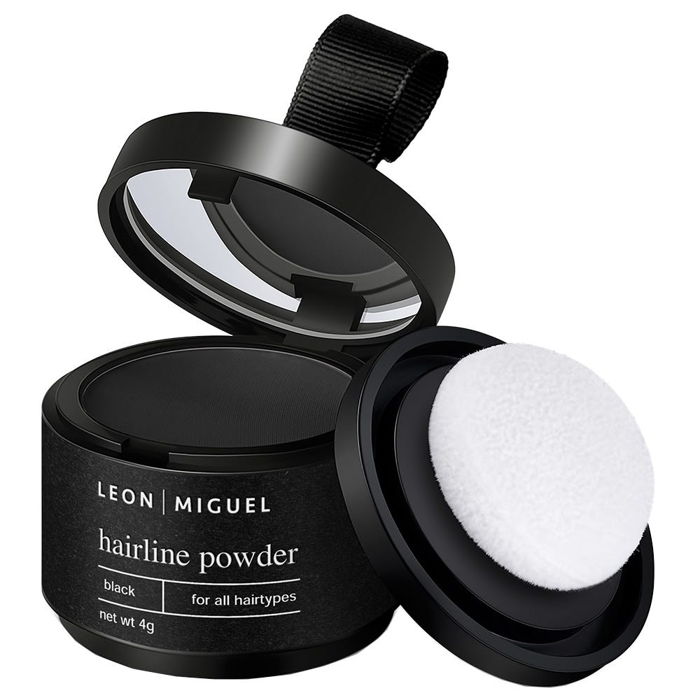Leon Miguel Hair Line Powder schwarz 4 g