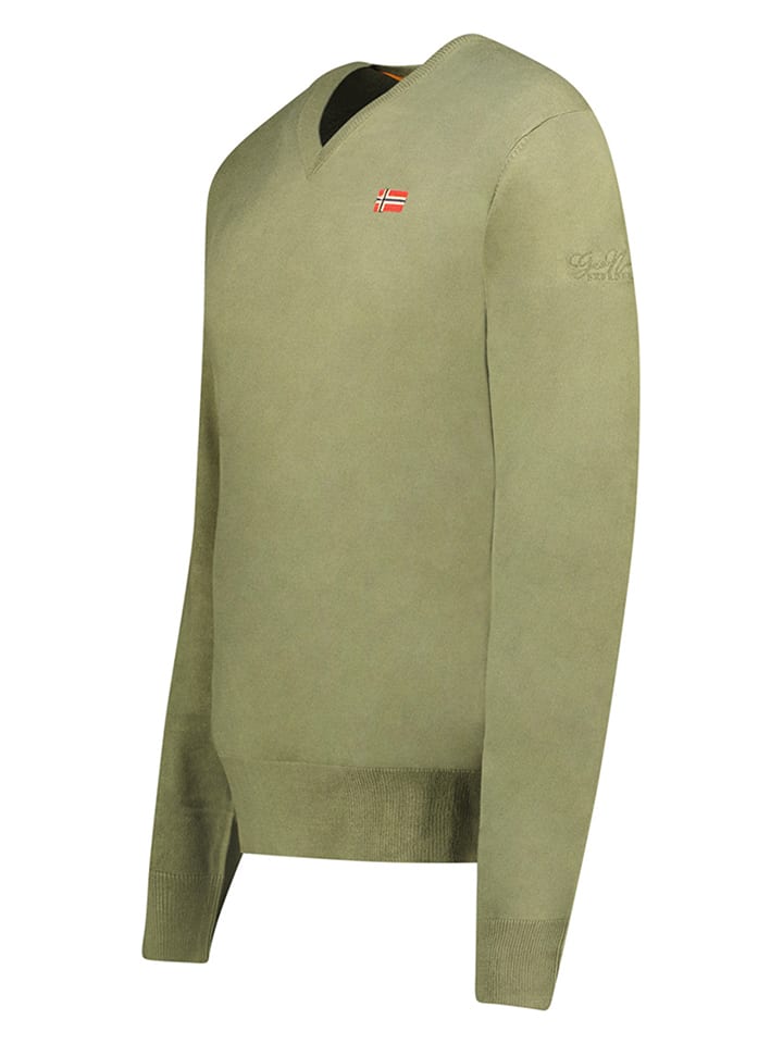 Geographical Norway Pullover in Khaki günstig kaufen