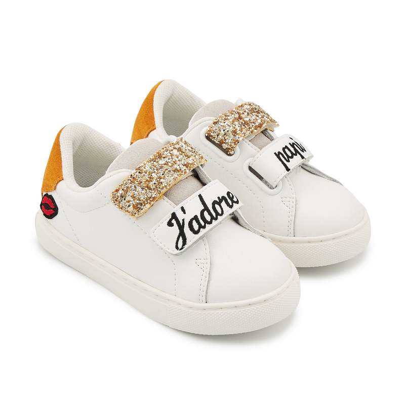 Baskets en cuir Mini Edith j'adore papi