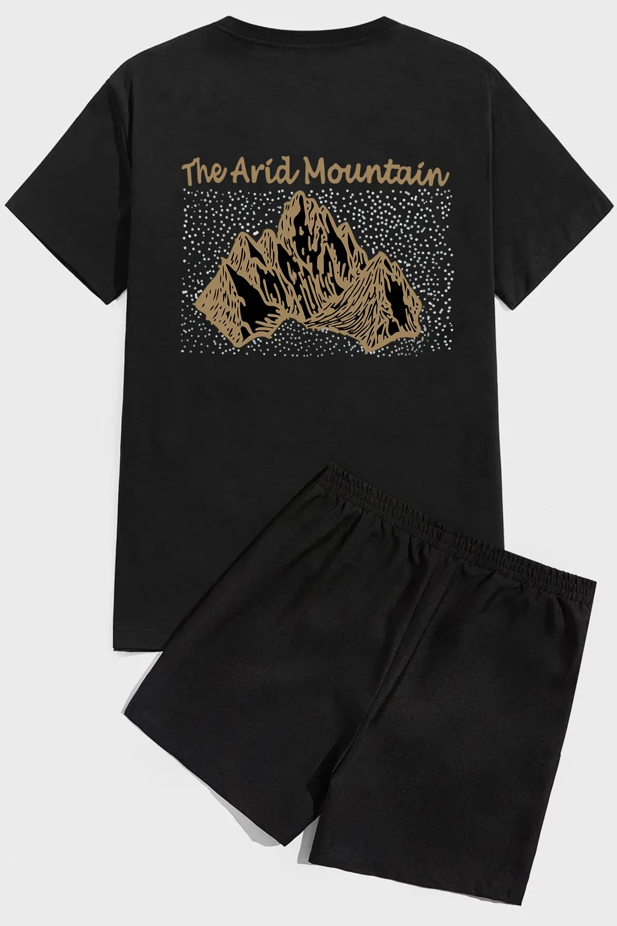 uyguntarz  Shorts-Set mit Arid Mountain-Print