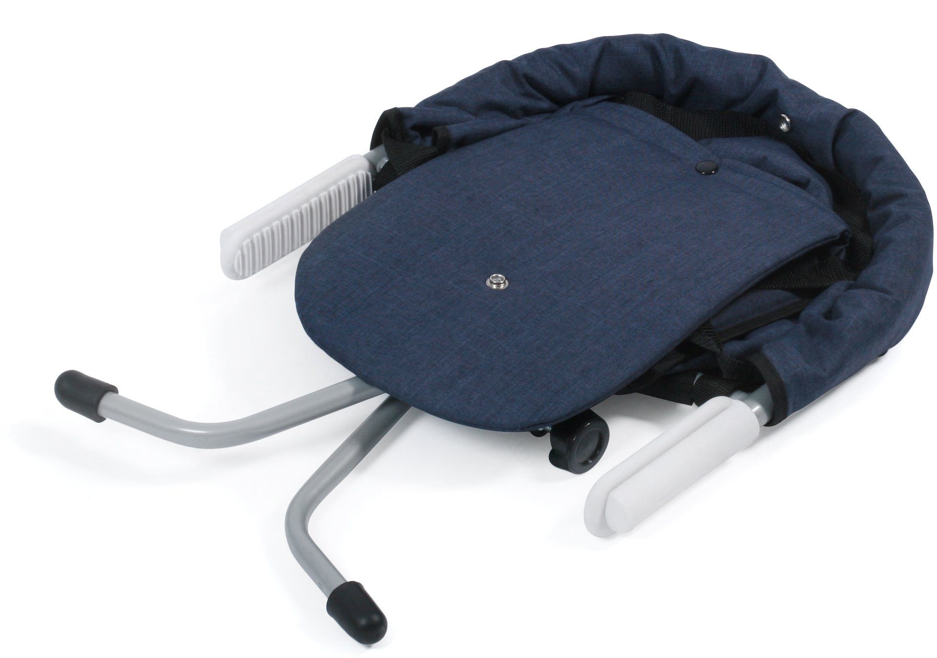 CHIC4BABY Tischsitz Relax, Jeans Navy, platzsparend zusammenfaltbar