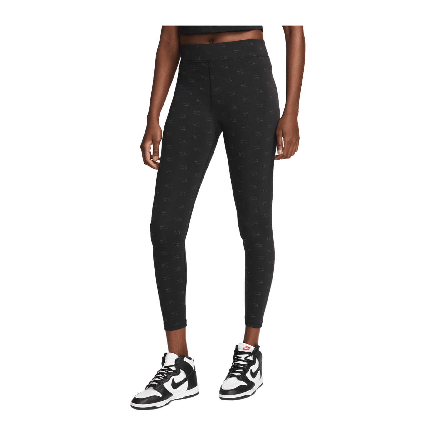 Nike Air High Waist Leggings Damen Schwarz F010