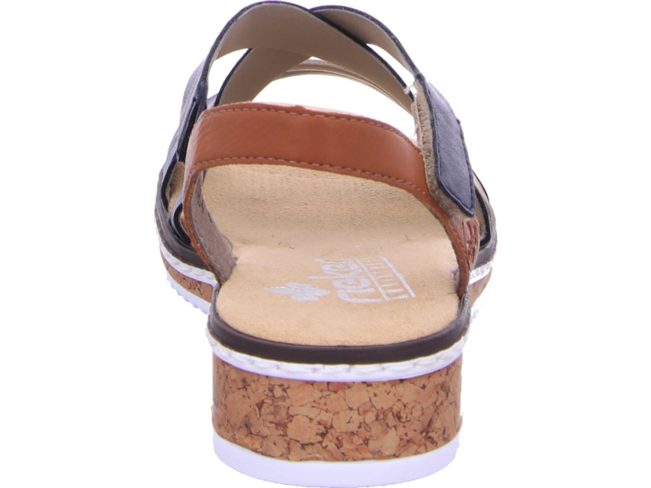 RIEKER Klassische Sandalen blau