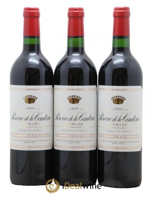 Réserve de la Comtesse Second Vin  1999 - Lot de 3 Bouteilles