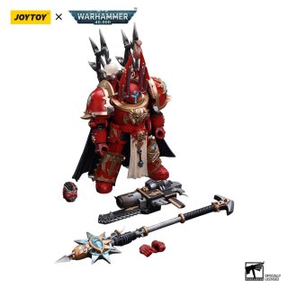 Warhammer 40k Actionfigur 1/18 Chaos Space Marines Crimson Slaughter Sorcerer Lord in Terminator Armour 12 cm