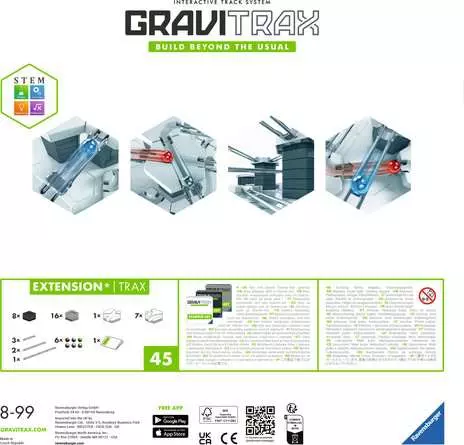 GraviTrax Extension Trax - Kugelbahn-Erweiterung für Kinder ab 8 Jahren