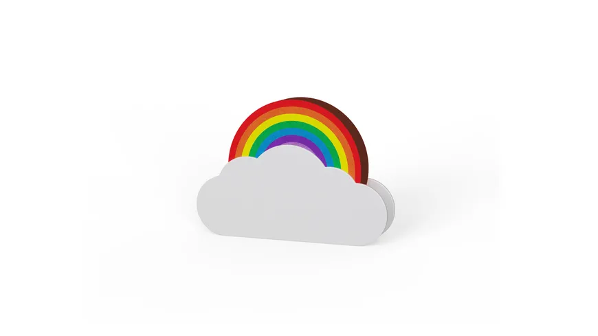Pikkii Regenbogen Untersetzer