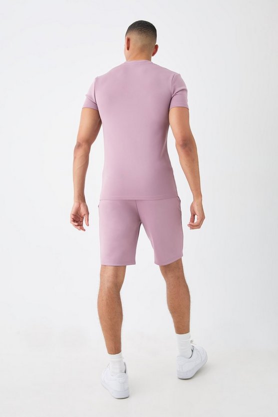 Muscle-Fit Scuba T-Shirt & Shorts