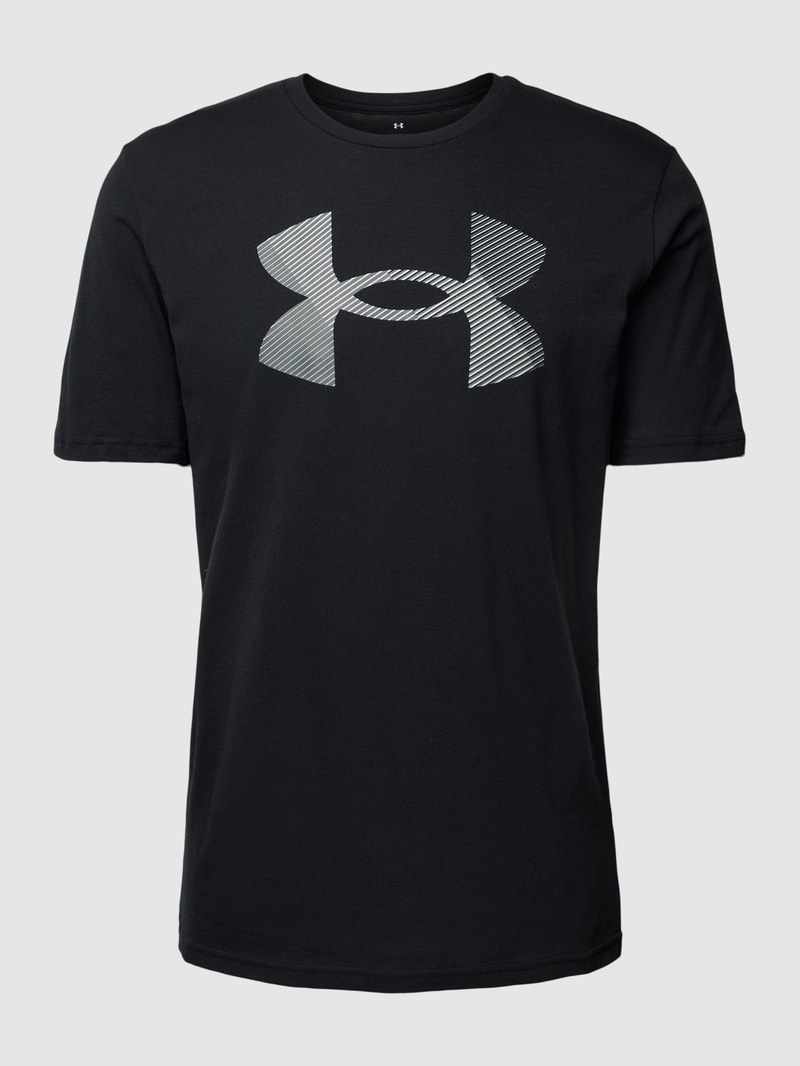 T-Shirt mit Logo-Print Modell 'BIG LOGO FILL' in schwarz
