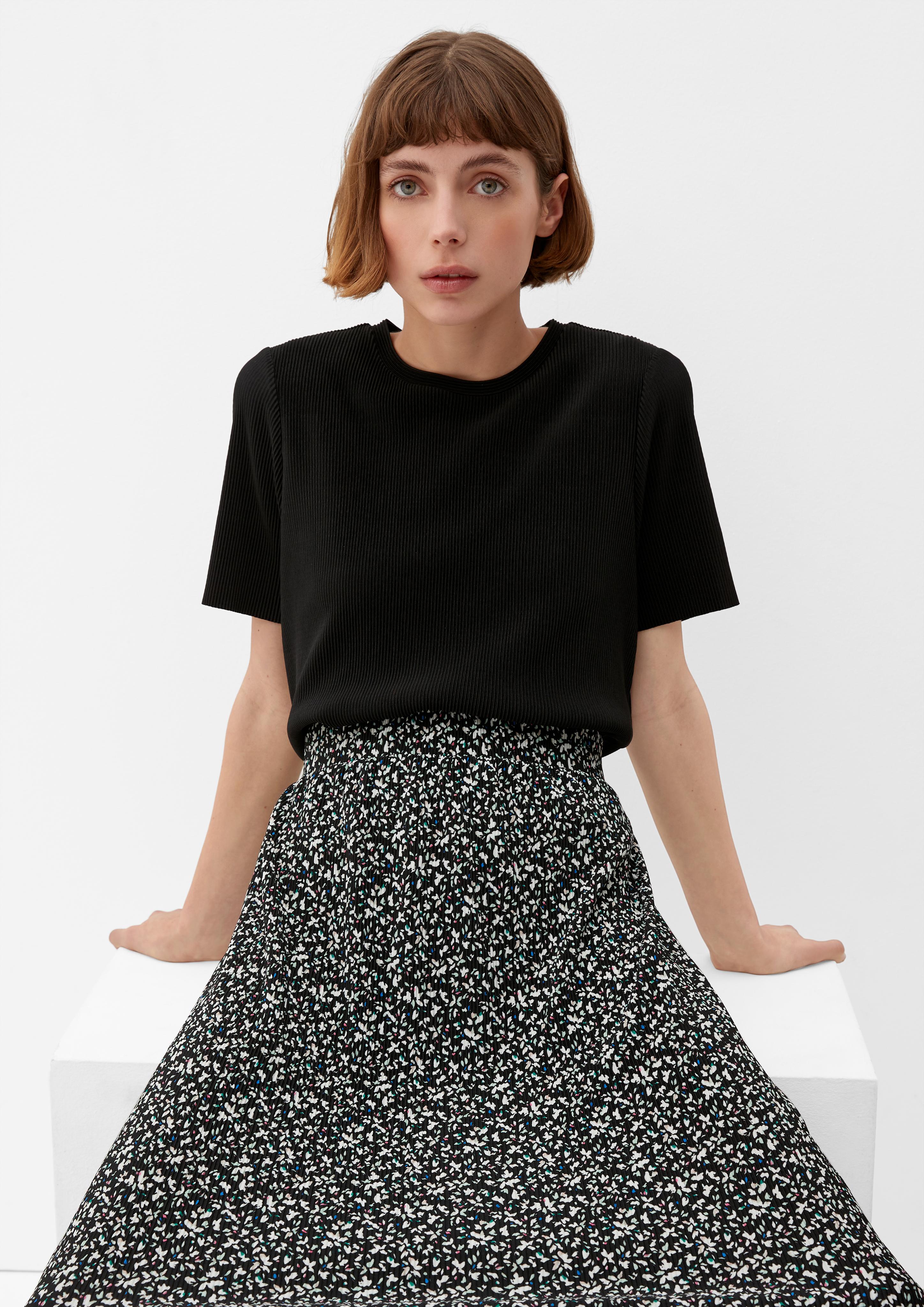 Midi-Rock mit Allover-Print  2132661-99A1