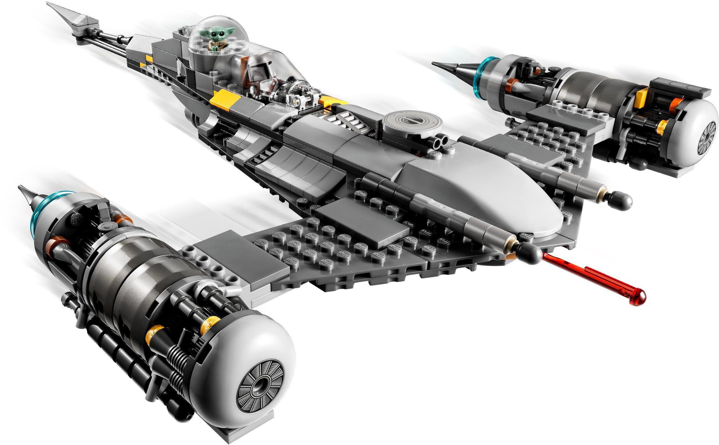 LEGO® Konstruktionsspielsteine Der N-1 Starfighter des Mandalorianers (75325), LEGO® Star Wars, (412 St)