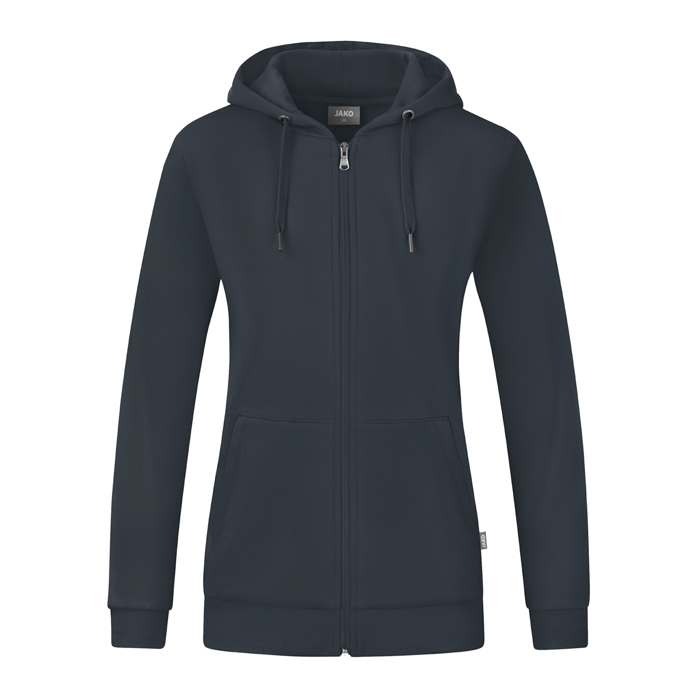 JAKO Organic Kapuzenjacke Damen Grau F830