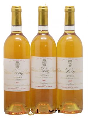 Château Doisy Daëne 2ème Grand Cru Classé  1997 - Lot de 3 Bouteilles