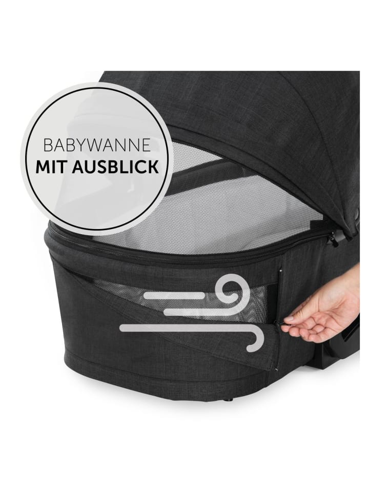 Hauck Kombi-Kinderwagen Vision X Duoset Silver in schwarz günstig kaufen onesize
