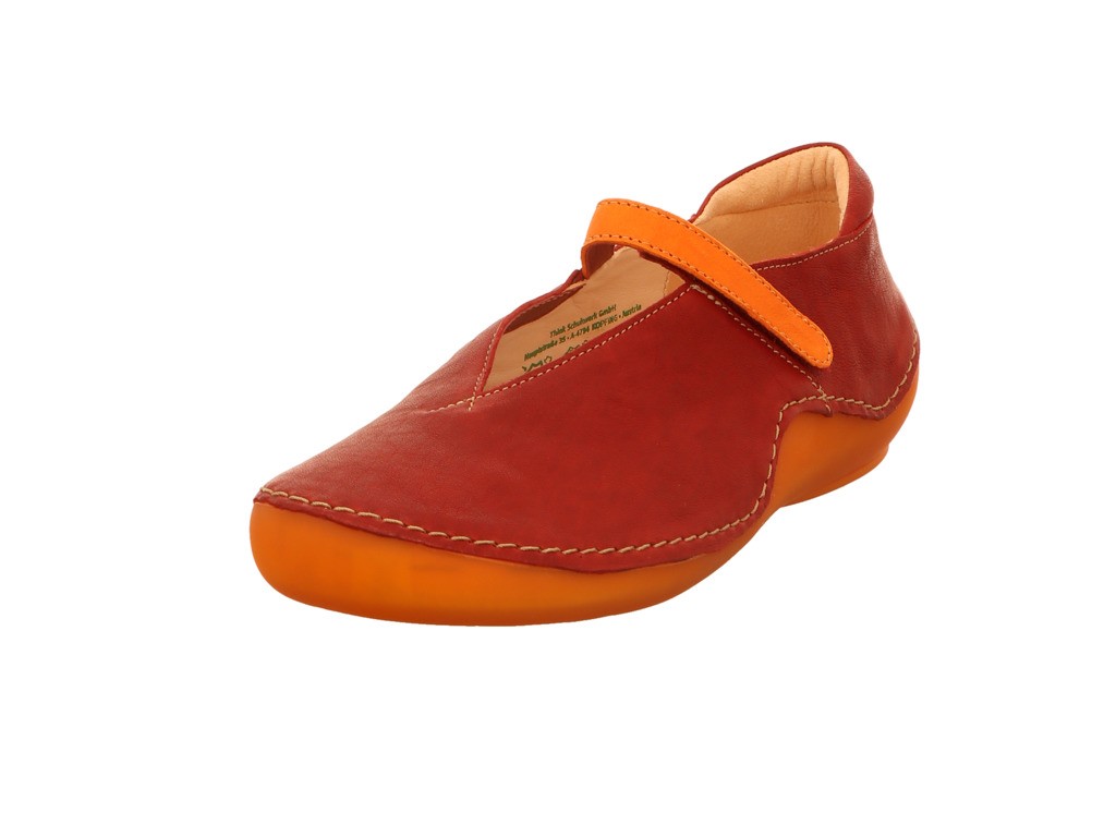 THINK Klassische Slipper rot KAPSL