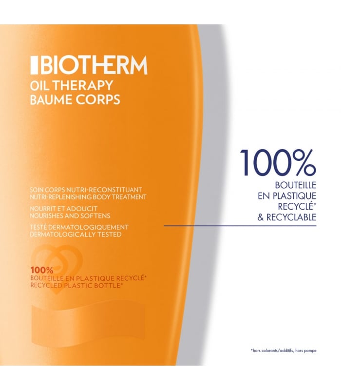 BIOTHERM-OIL THERAPY - BAUME CORPS-Soin corps nourrissant pour les peaux sèches