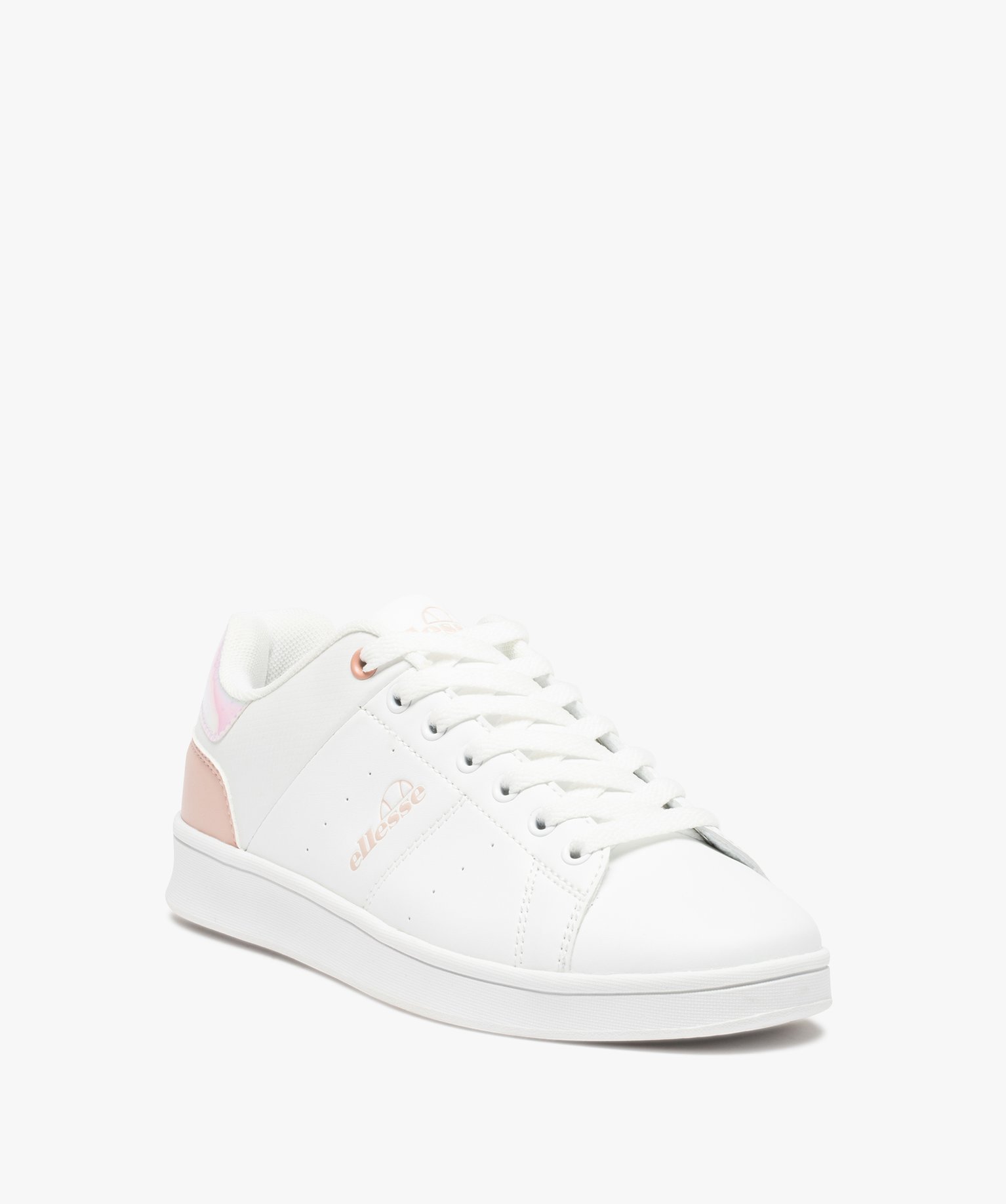 Baskets femme bicolores à lacets – Ellesse Eridan blanc | GEMO