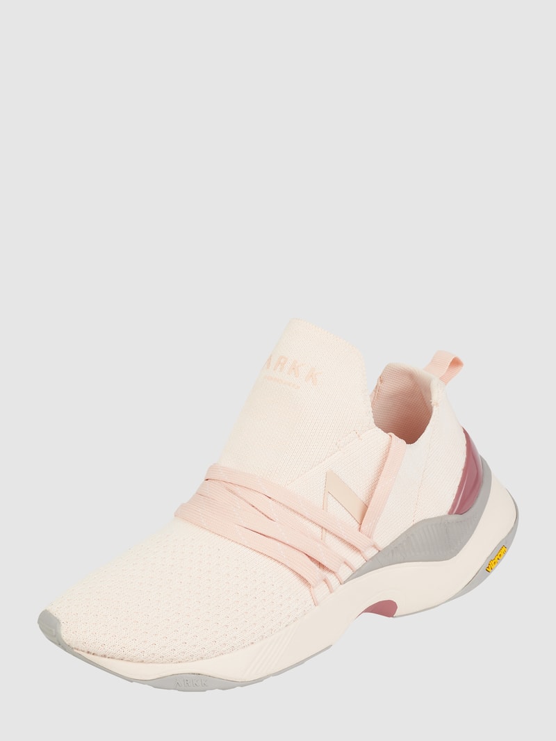 Sneaker mit Logo Modell 'Raven' in rosa