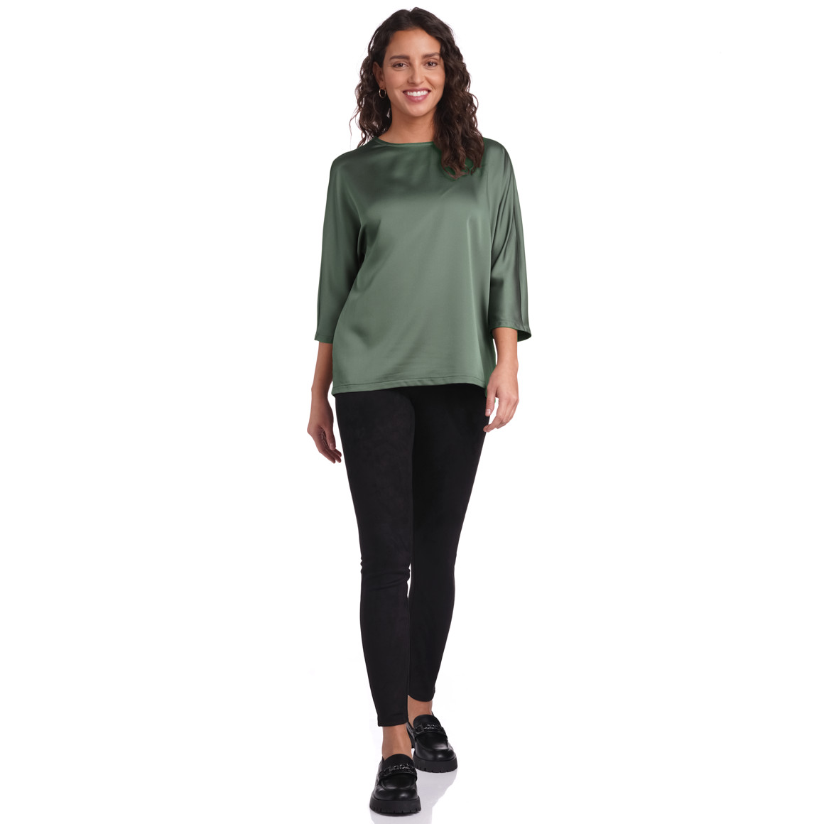 Damen Bluse aus Satin